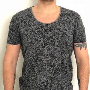 NEW!!! Scotch & Soda Men floral tee-shirt